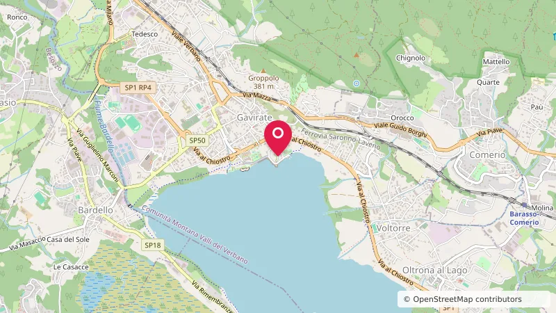 Sosta camper Gavirate - Via Cavour