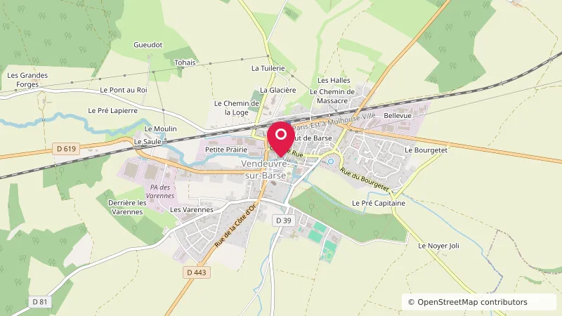 Stationnement de Camping car de Vendeuvre sur Barse