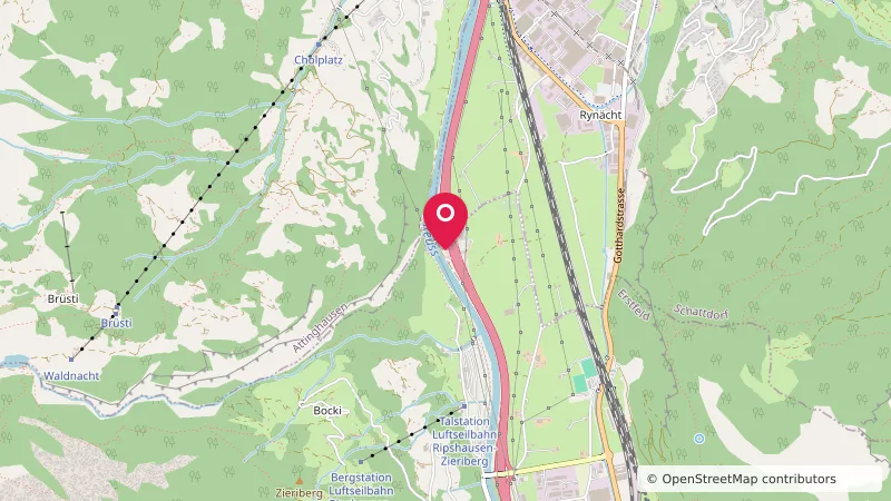Stellplatz Autobahnraststätte Gotthard, Schattdorf