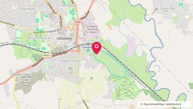 Uttoxeter Racecourse Caravan and Motorhome site