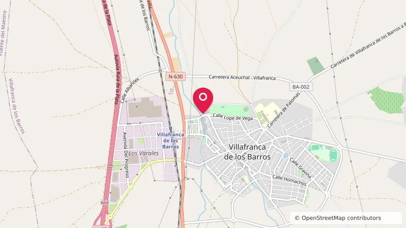 Villafranca de los Barros Area de Autocaravanas