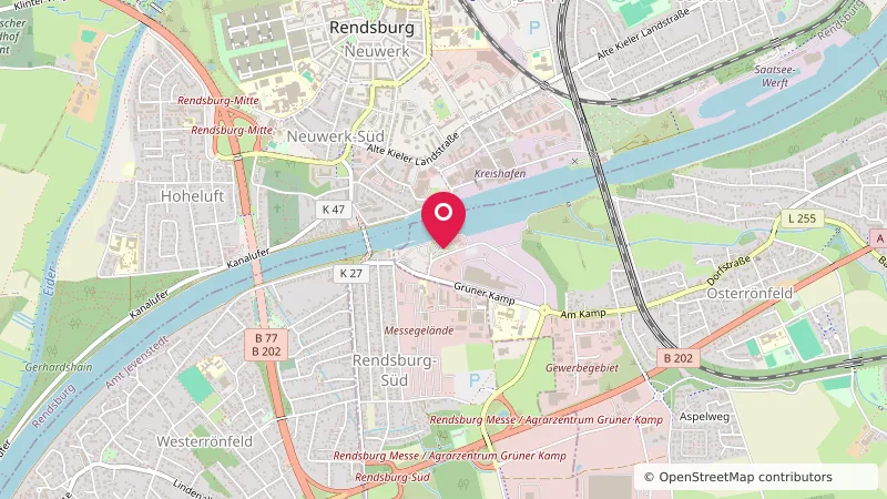 Wohnmobilhafen am Kanal-Café NOK