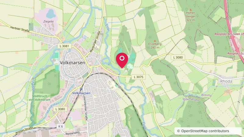 Wohnmobilhafen unter dem scharfen Stein