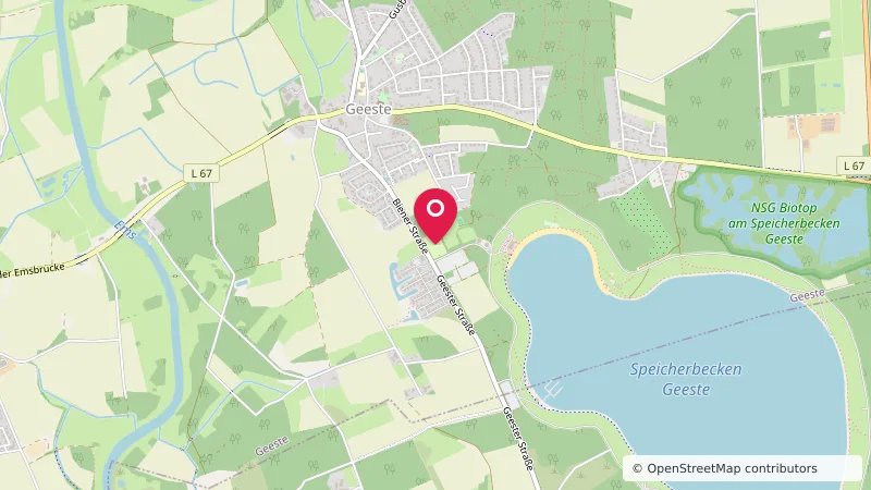 Wohnmobilplatz am Speicherbecken