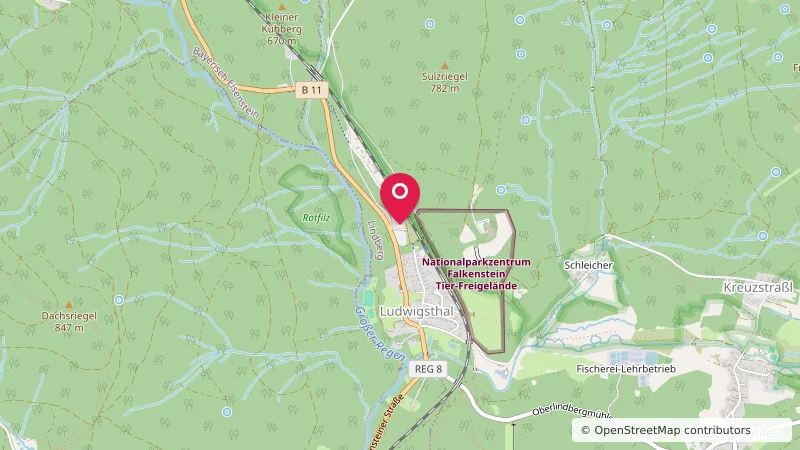 Wohnmobilstellplätze Nationalparkzentrum Falkenstein