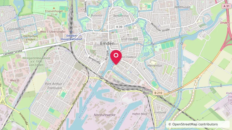 Wohnmobilstellplatz Alter Emder Binnenhafen