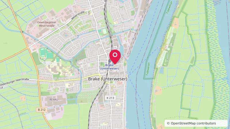 Wohnmobilstellplatz am Braker Binnenhafen in Brake