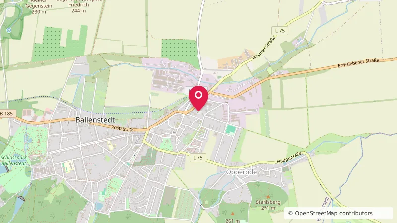 Wohnmobilstellplatz Am Gäste und Seminarhaus Harz Ballenstedtt in Ballenstedt