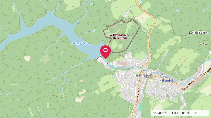 Wohnmobilstellplatz an der Oleftalsperre