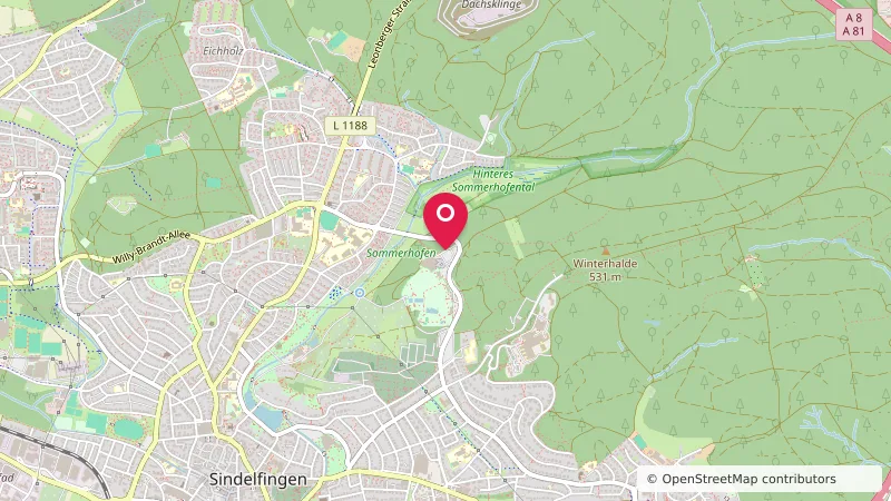 Wohnmobilstellplatz Badezentrum Sindelfingen