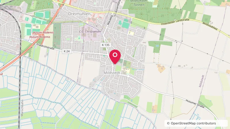 Wohnmobilstellplatz der Gemeinde Mildstedt