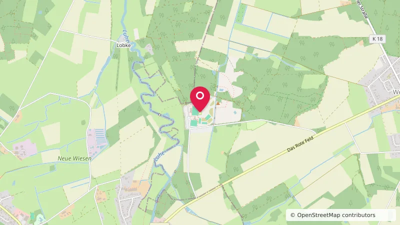 Wohnmobilstellplatz des Ausbildungszentrum Luhmühlen in der Westergellerser Heide