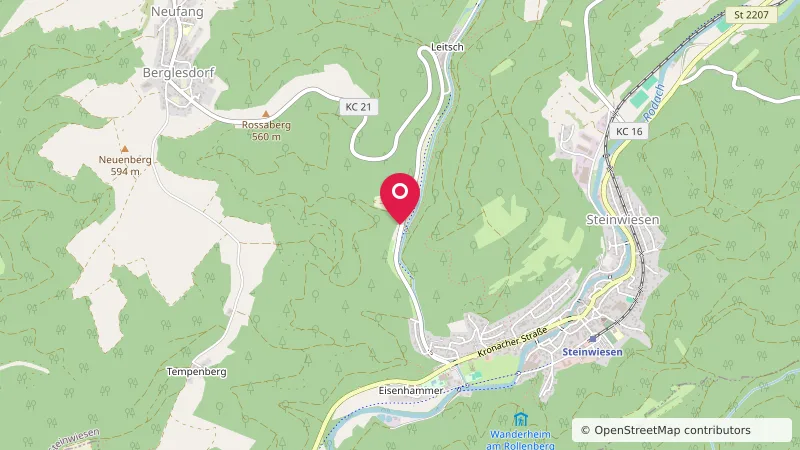 Wohnmobilstellplatz des Marktes Steinwiesen