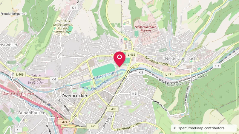 Wohnmobilstellplatz Freizeitpark Zweibrücken