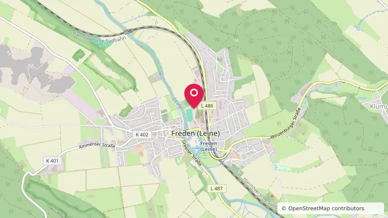 Wohnmobilstellplatz in Freden (Leine) Wohnmobilstellplatz · Leinebergland · 95 m