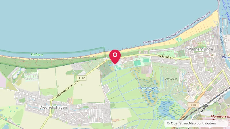 Wohnmobilstellplatz Parkplatz Strand-Mitte Rostock